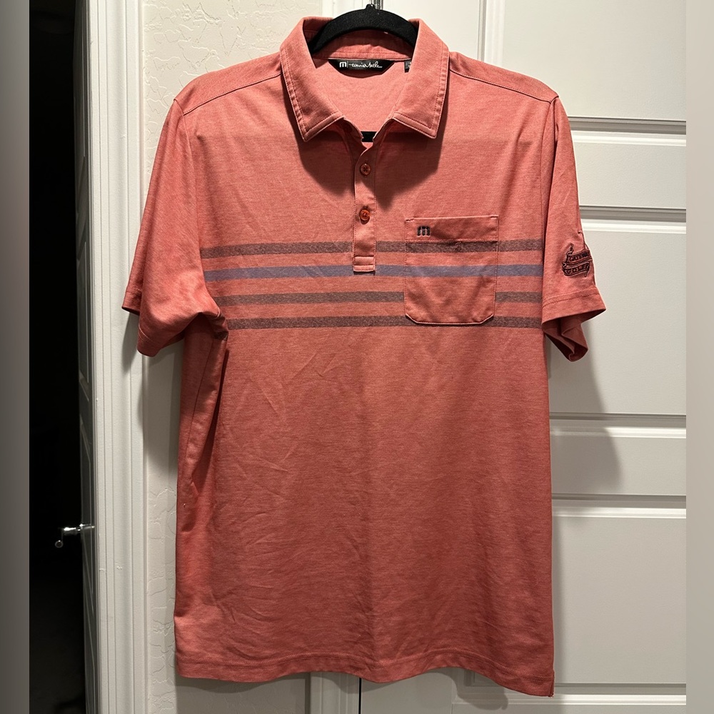 Travis Mathew Polo M Gateway National Golf Links Logo